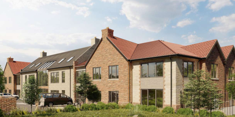CGI of one of the two new care homes, being funded by Beaufort